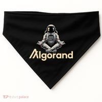 Algorand Crypto Astronaut USA-Made Doggie Bandana thumb 0