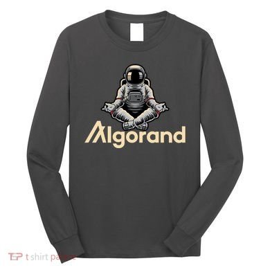 Algorand Crypto Astronaut Long Sleeve Shirt
