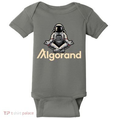 Algorand Crypto Astronaut Baby Bodysuit