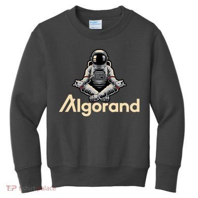 Algorand Crypto Astronaut Kids Sweatshirt