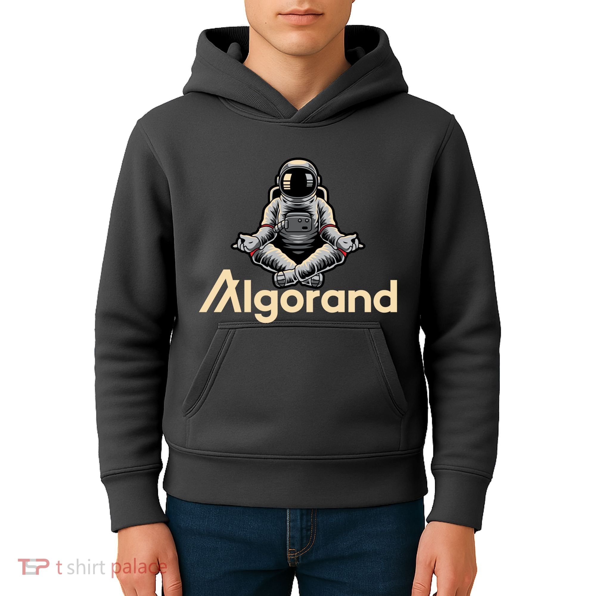 Algorand Crypto Astronaut Kids Hoodie