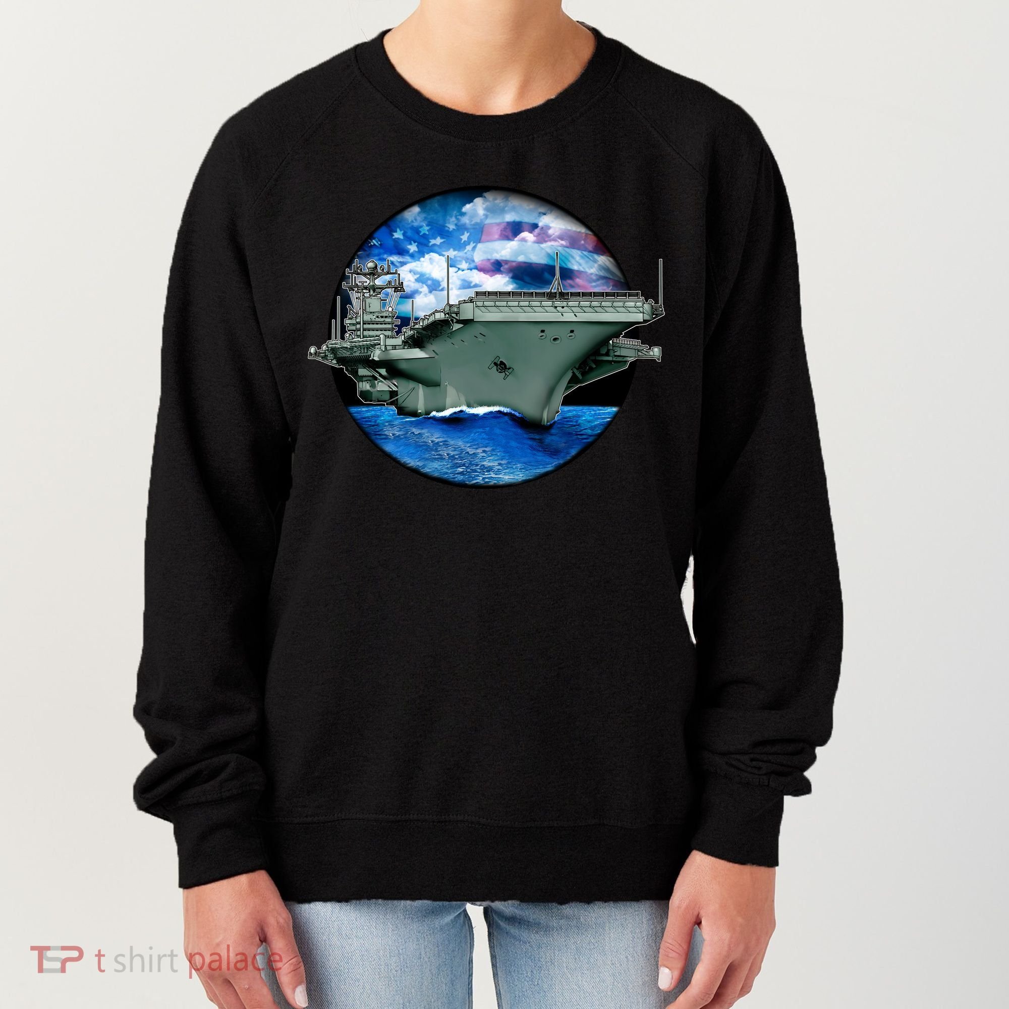 Aircraft Carrier Women's Sweatshirt