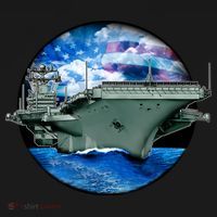 Aircraft Carrier USA-Made Doggie Bandana thumb 2