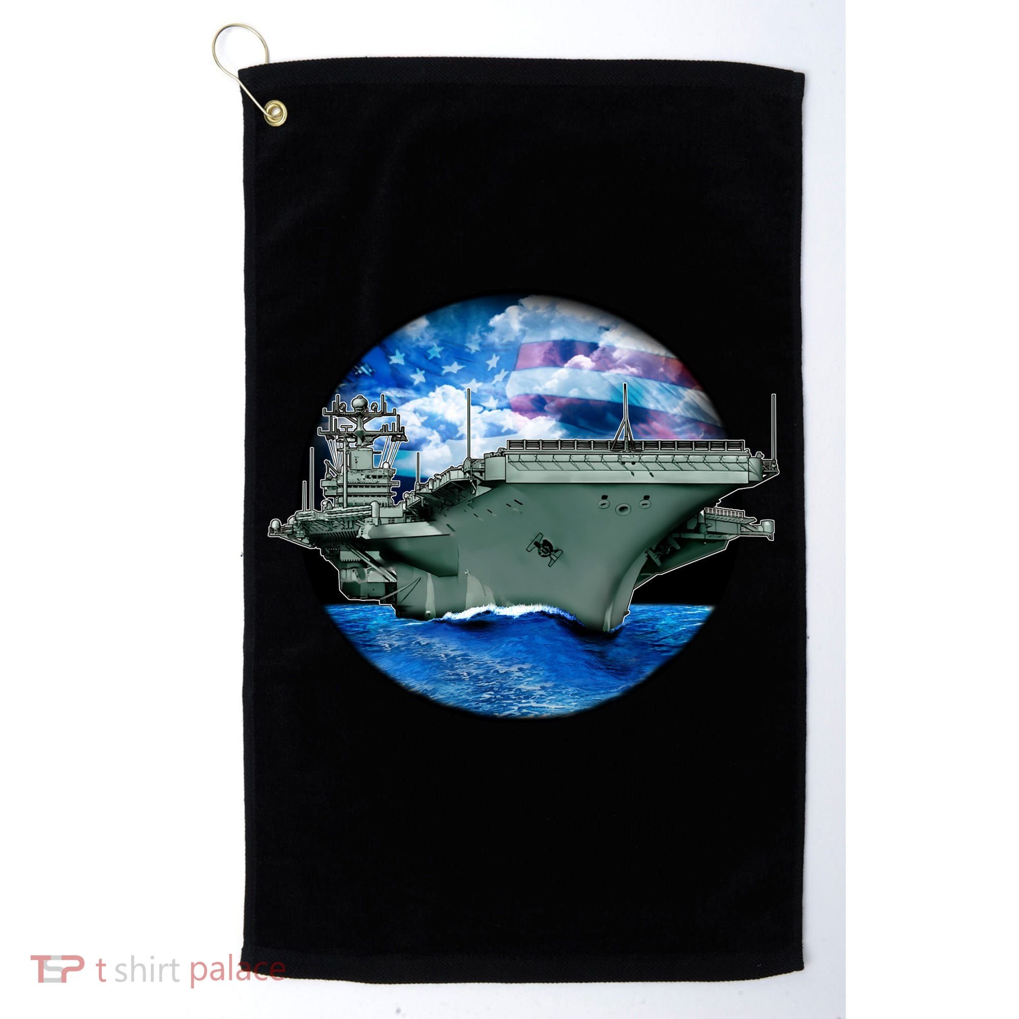 Aircraft Carrier Golf Towel