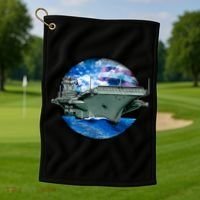 Aircraft Carrier Golf Towel thumb 1