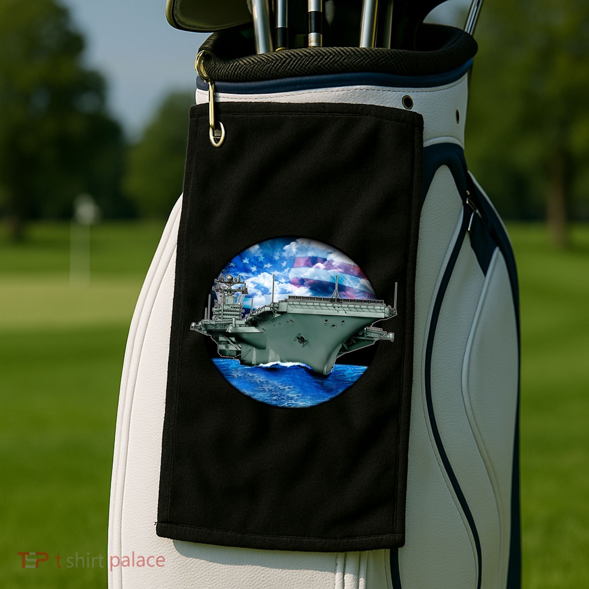 Aircraft Carrier Golf Towel