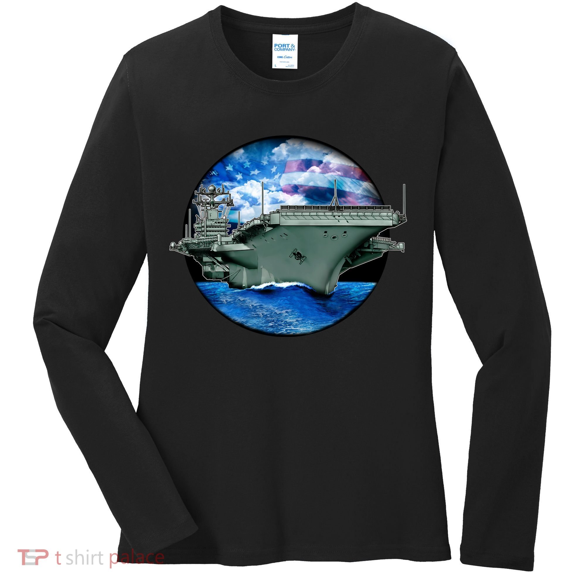 Aircraft Carrier Women's Long Sleeve Shirt