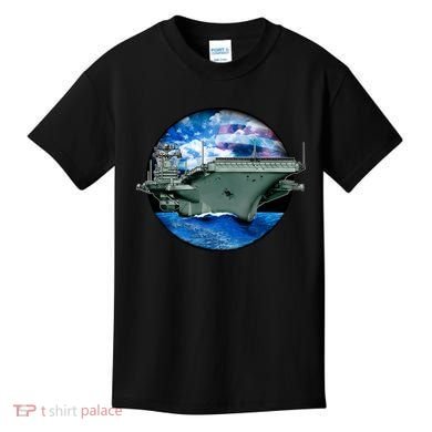 Aircraft Carrier Kids T-Shirt