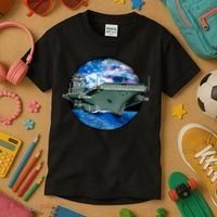 Aircraft Carrier Kids T-Shirt thumb 3