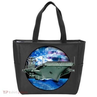Aircraft Carrier Tote Bag