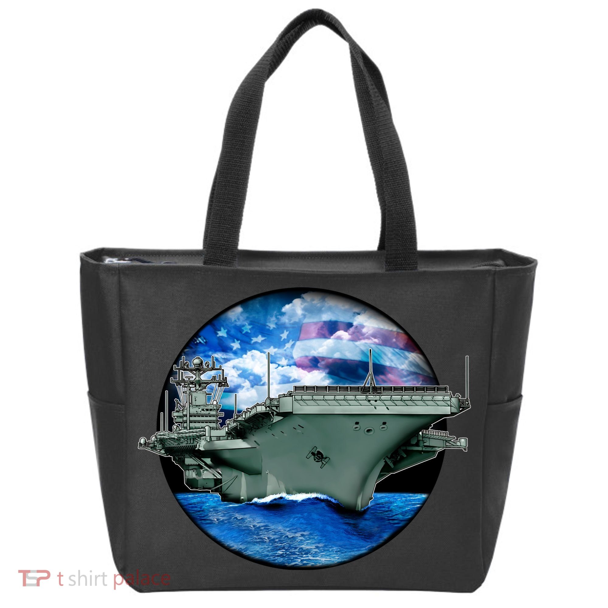 Aircraft Carrier Tote Bag