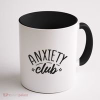 Anxiety Club Coffee Mug thumb 1