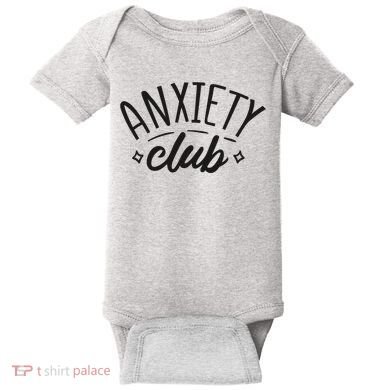 Anxiety Club Baby Bodysuit