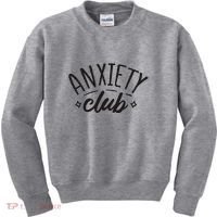 Anxiety Club Kids Sweatshirt thumb 0