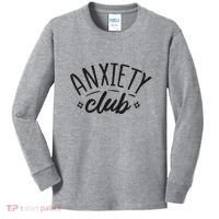 Anxiety Club Kids Long Sleeve Shirt thumb 0