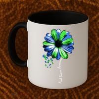 Anal Cancer Awareness Gift Warrior Pretty Coffee Mug thumb 2