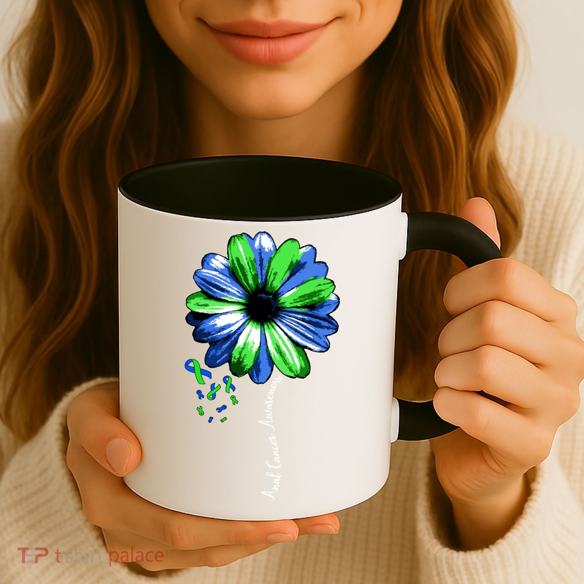 Anal Cancer Awareness Gift Warrior Pretty Coffee Mug
