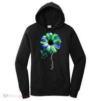 Anal Cancer Awareness Gift Warrior Pretty Women's Hoodie thumb 0