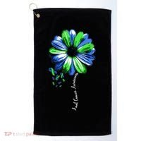 Anal Cancer Awareness Gift Warrior Pretty Golf Towel thumb 0