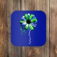 Anal Cancer Awareness Gift Warrior Pretty Coaster thumb 0