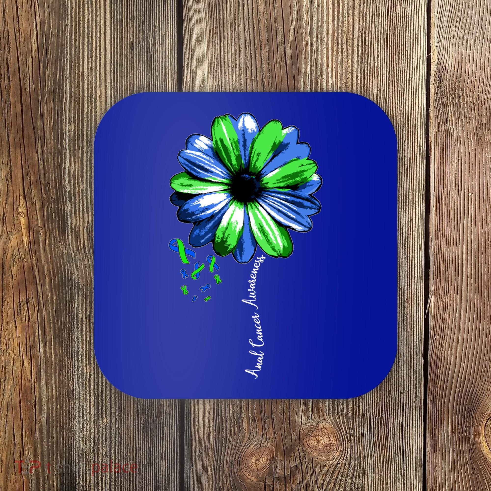 Anal Cancer Awareness Gift Warrior Pretty Coaster