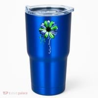 Anal Cancer Awareness Gift Warrior Pretty Tumbler thumb 0
