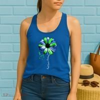 Anal Cancer Awareness Gift Warrior Pretty Women's Tank Top thumb 2