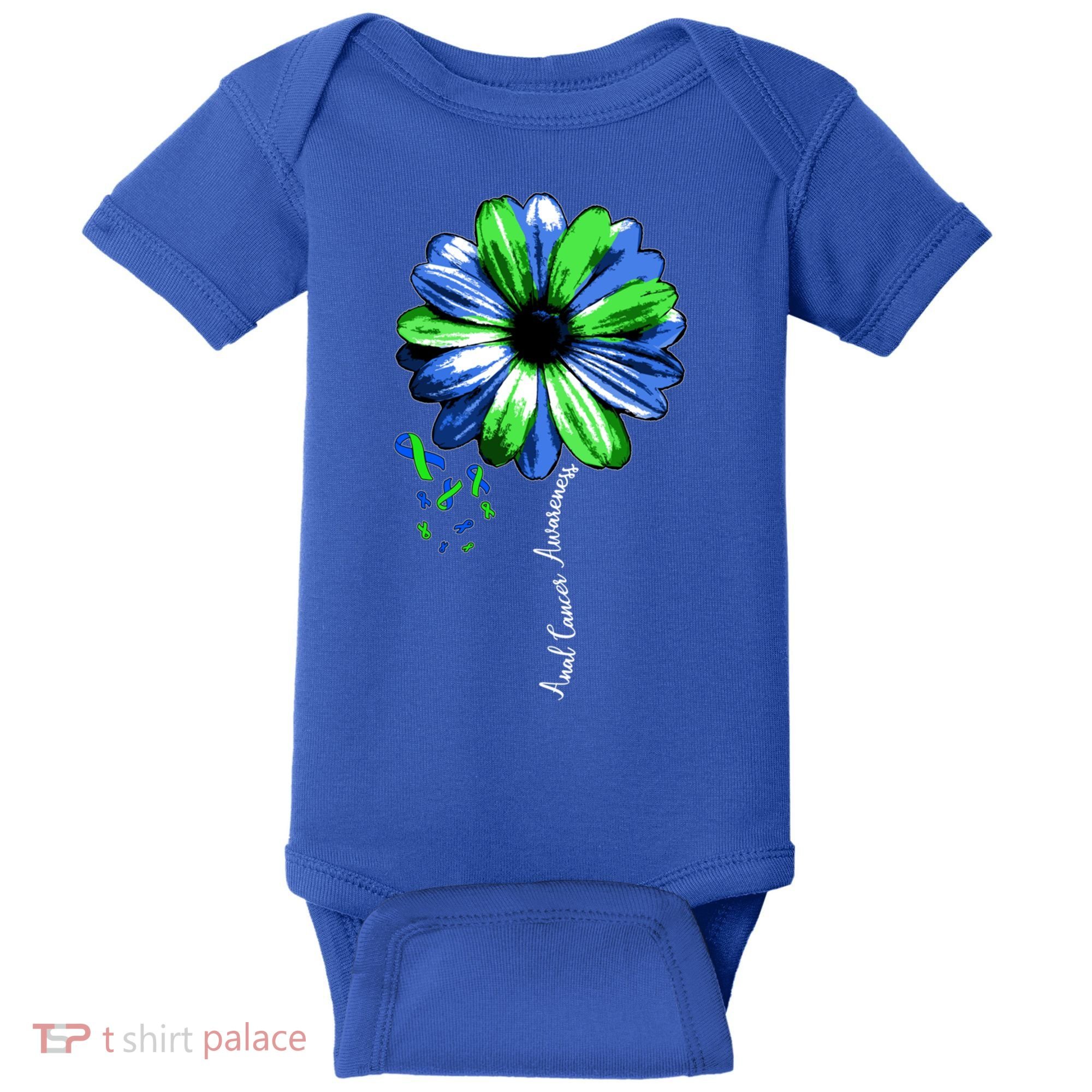 Anal Cancer Awareness Gift Warrior Pretty Baby Bodysuit