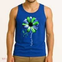 Anal Cancer Awareness Gift Warrior Pretty Tank Top thumb 3
