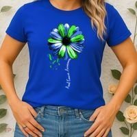 Anal Cancer Awareness Gift Warrior Pretty Women's T-Shirt thumb 2