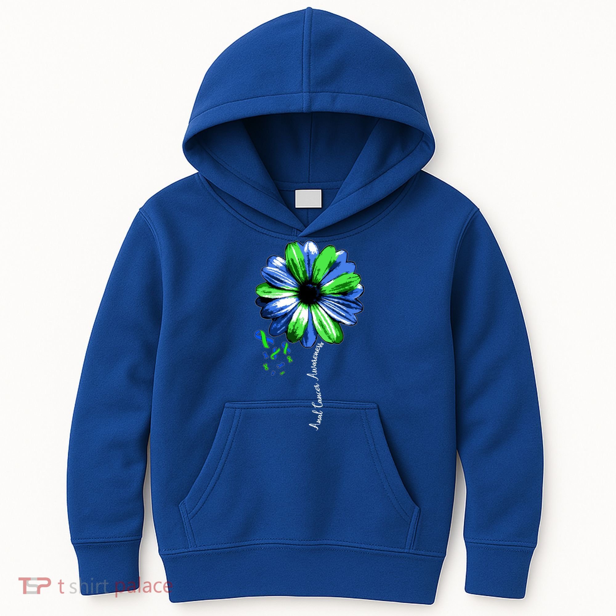 Anal Cancer Awareness Gift Warrior Pretty Kids Hoodie