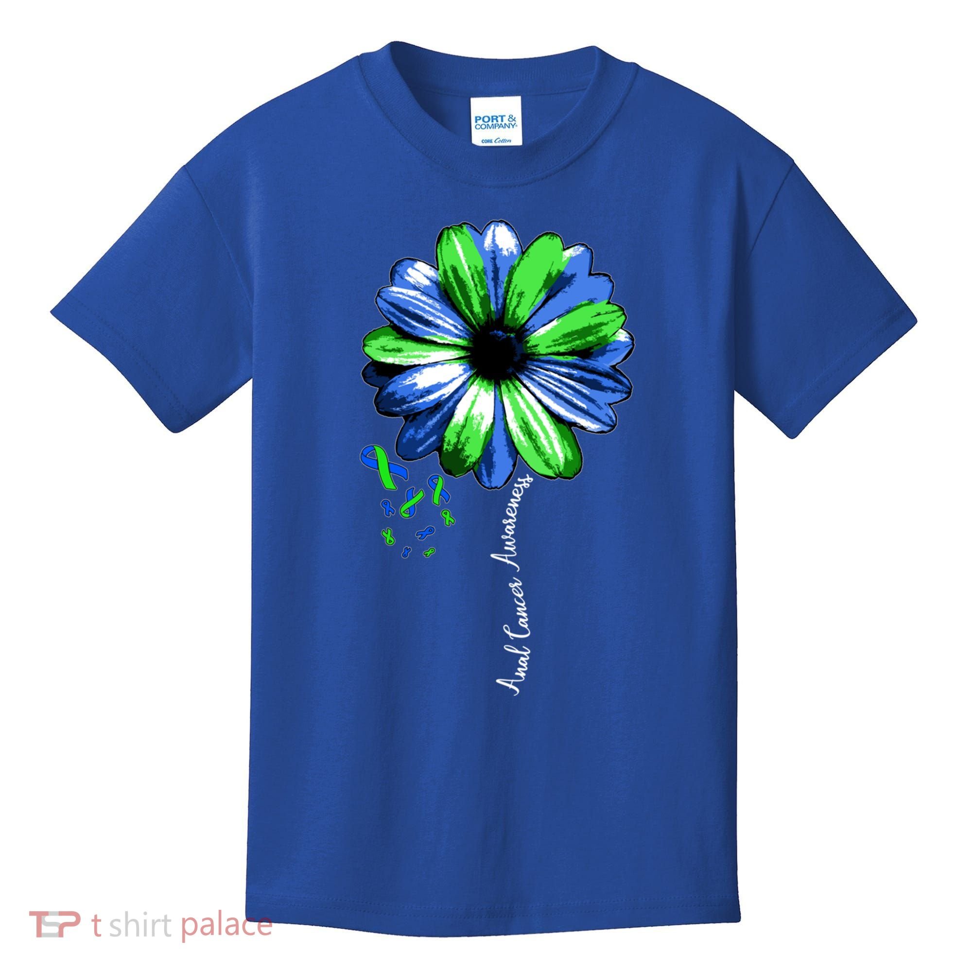 Anal Cancer Awareness Gift Warrior Pretty Kids T-Shirt