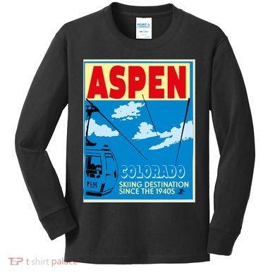 Aspen Colorado Kids Long Sleeve Shirt