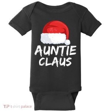 Auntie Claus Baby Bodysuit