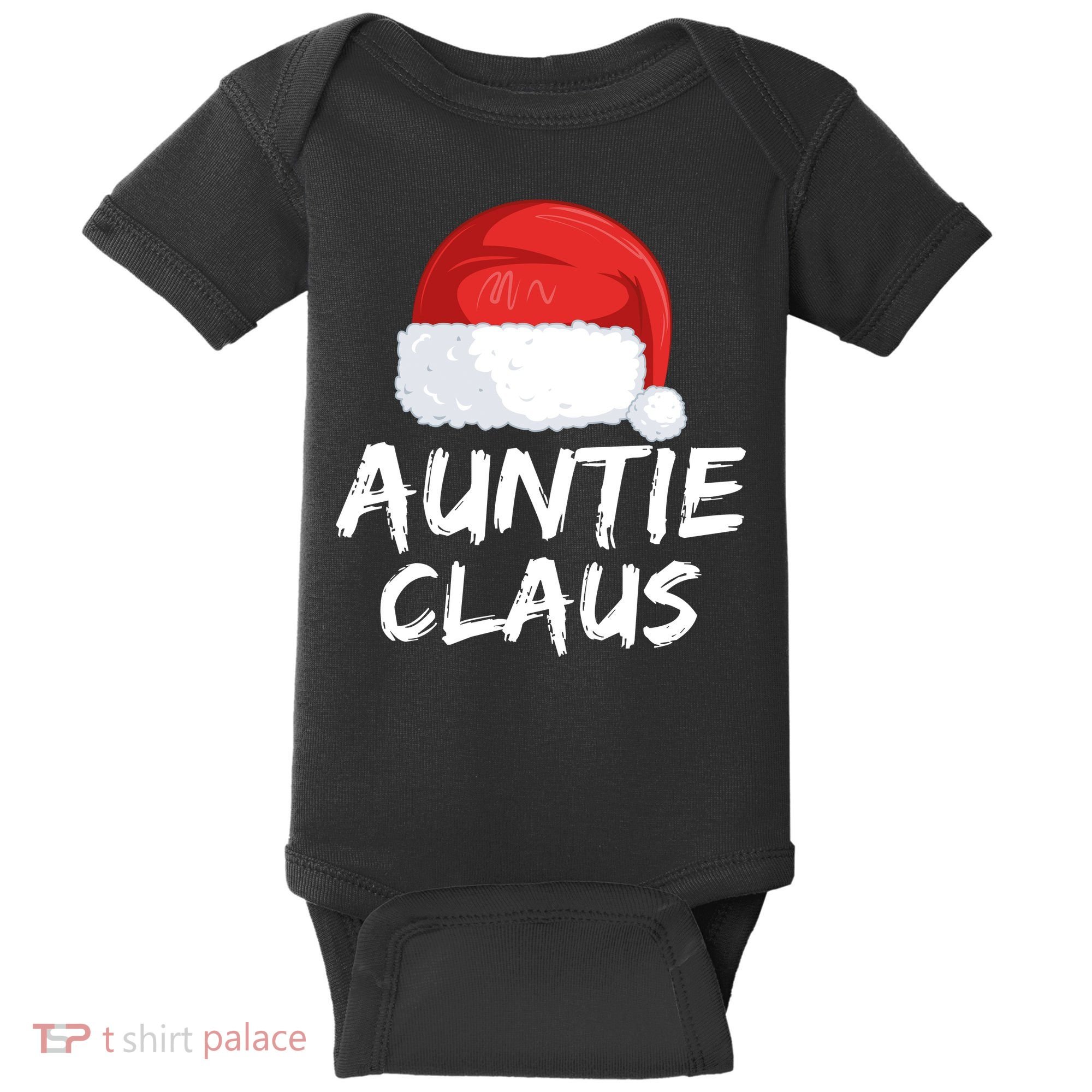 Auntie Claus Baby Bodysuit