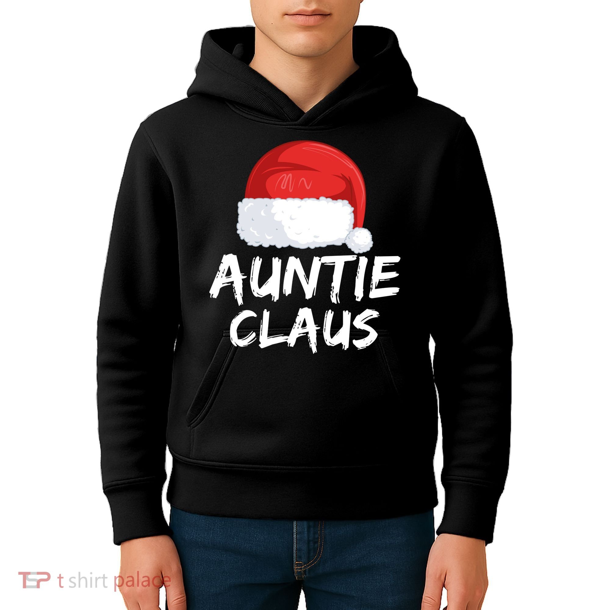 Auntie Claus Kids Hoodie
