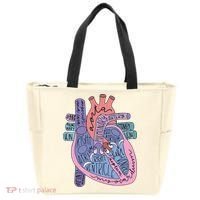 Anatomy Cardiologist Anatomical Heart Tote Bag thumb 0