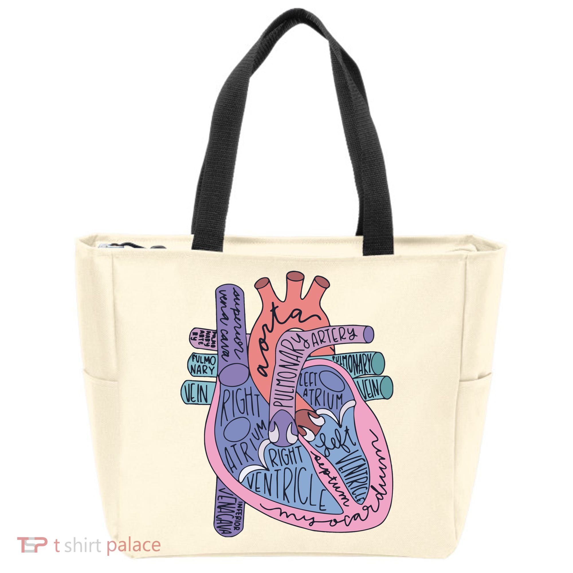 Anatomy Cardiologist Anatomical Heart Tote Bag