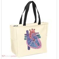 Anatomy Cardiologist Anatomical Heart Tote Bag thumb 2