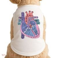 Anatomy Cardiologist Anatomical Heart Doggie Tank thumb 0