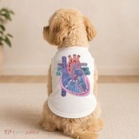 Anatomy Cardiologist Anatomical Heart Doggie Tank thumb 2