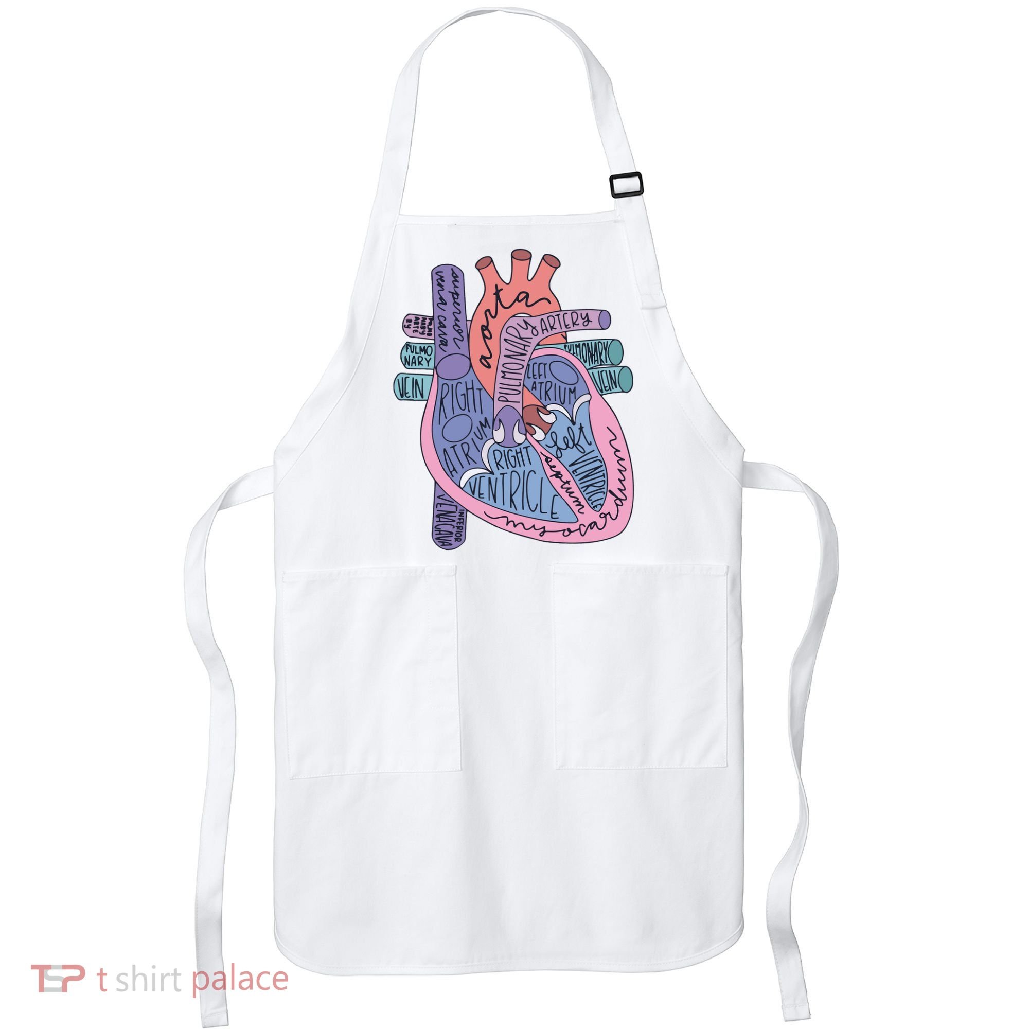 Anatomy Cardiologist Anatomical Heart Apron