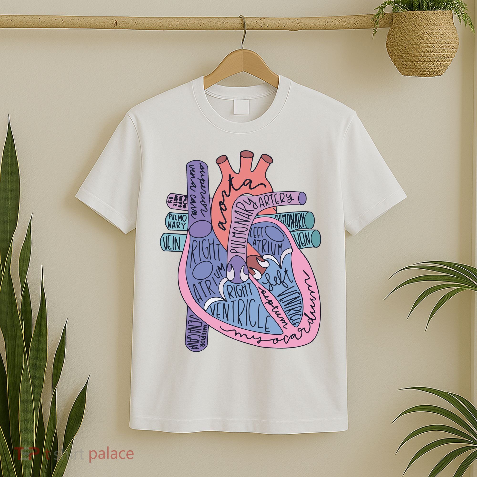 Anatomy Cardiologist Anatomical Heart T-Shirt