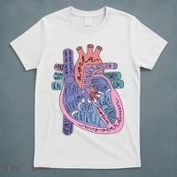 Anatomy Cardiologist Anatomical Heart T-Shirt thumb 5