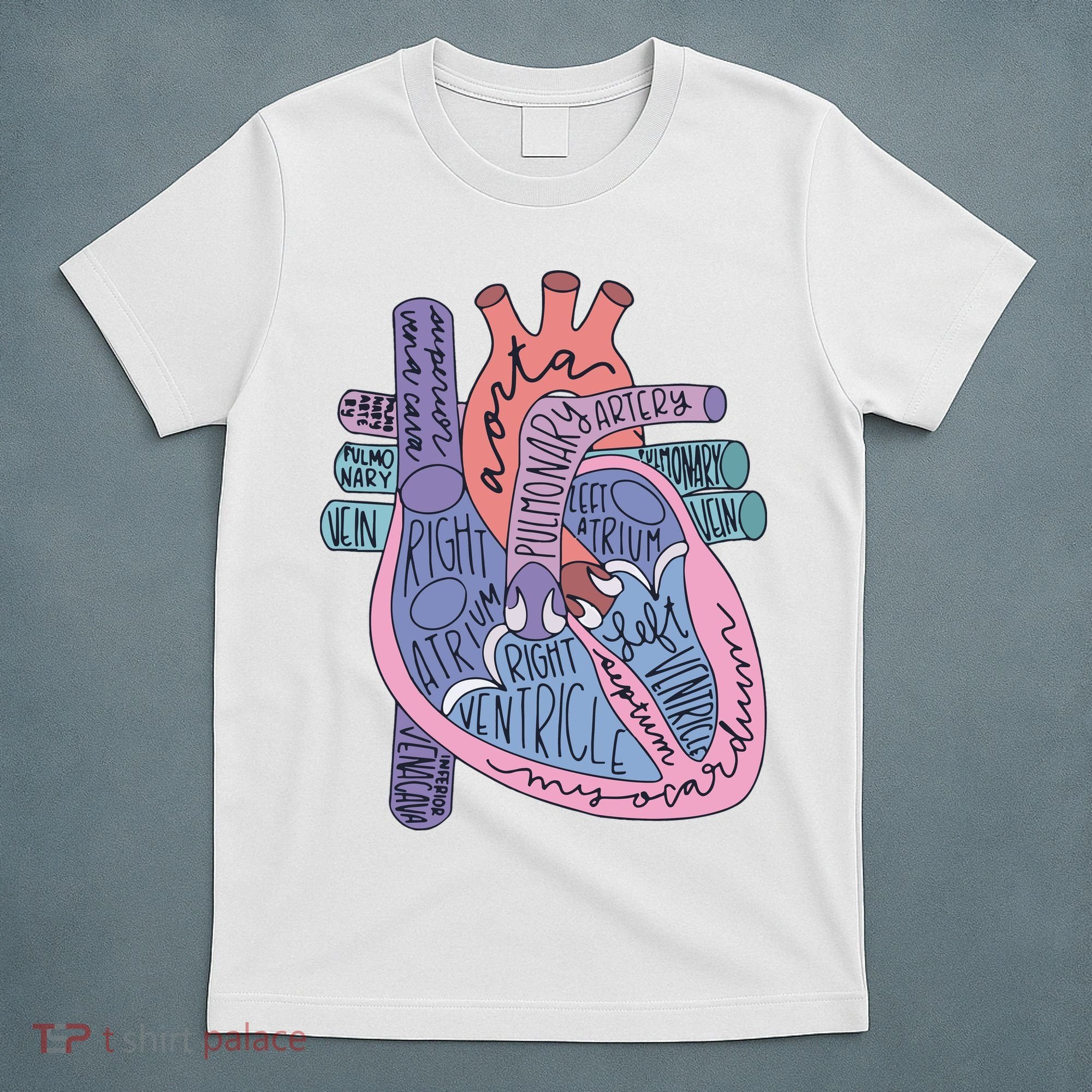 Anatomy Cardiologist Anatomical Heart T-Shirt