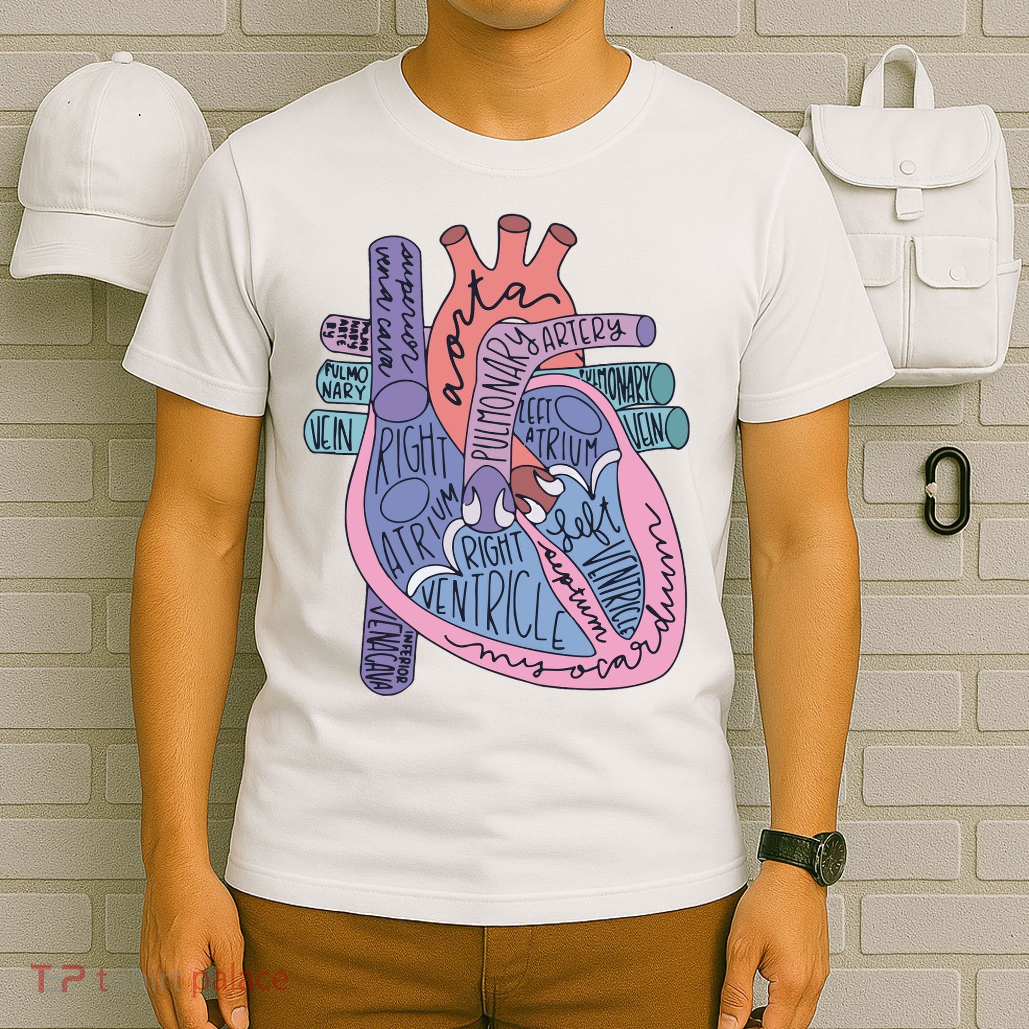 Anatomy Cardiologist Anatomical Heart T-Shirt