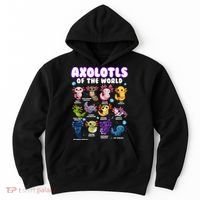 Axolotl Cute Axolotls Animals Of The World Herpetology 2 Hoodie thumb 0