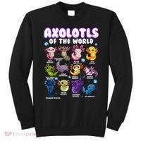 Axolotl Cute Axolotls Animals Of The World Herpetology 2 Sweatshirt thumb 0