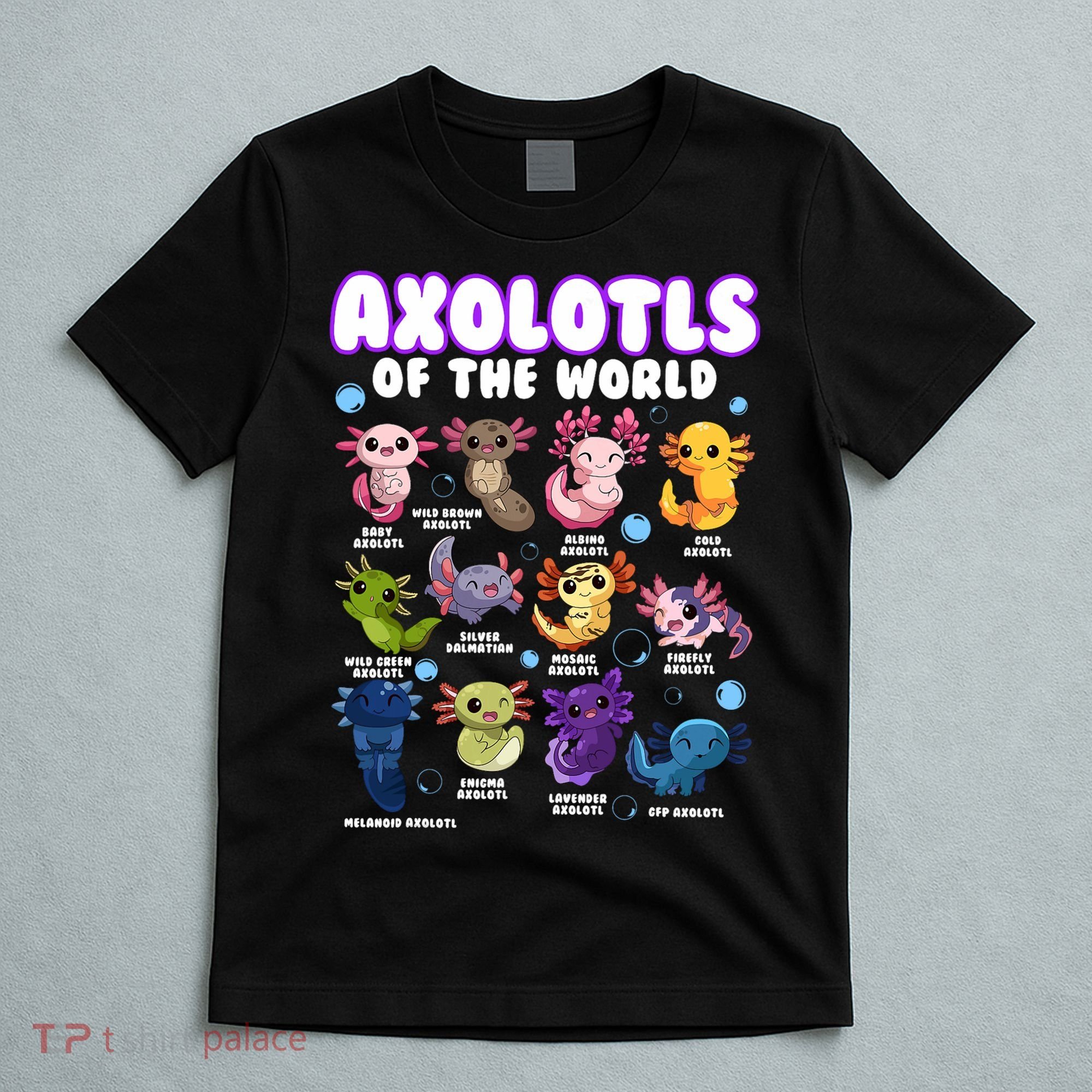 Axolotl Cute Axolotls Animals Of The World Herpetology 2 T-Shirt
