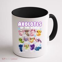 Axolotl Cute Axolotls Animals Of The World Herpetology 2 Coffee Mug thumb 1